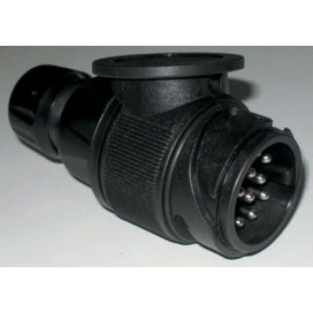 FICHE MALE 13 PolPVC 12V