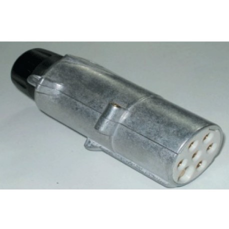 FICHE MALE 61PolALU 24V