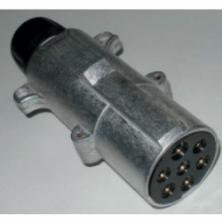 FICHE MALE 7 PolALU 24V