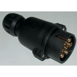 FICHE MALE 7 PolPVC 12V