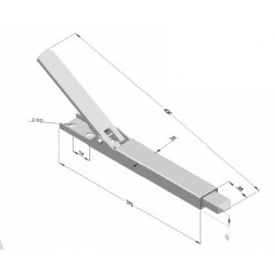 VERROU RIDELLE PENE RECT