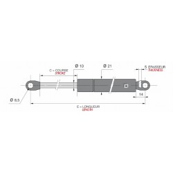 Tige de 10 - J100090