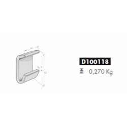 SUPPORT DE CHARN GALVA 40x63