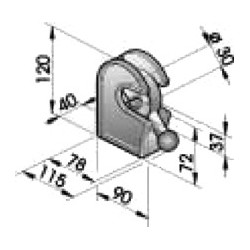 FERMETURE ACIER BRUT D30