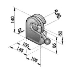 fermeture Ø 40 mm - K100220