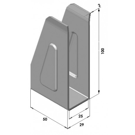 Gousset de rehausse - K300109