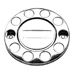 GALETTE 10T PLEIN INOX 26