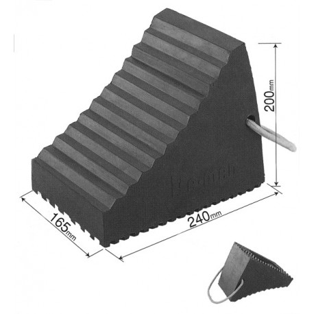 CALE ROUE 240x200 CAOUTCHOUC