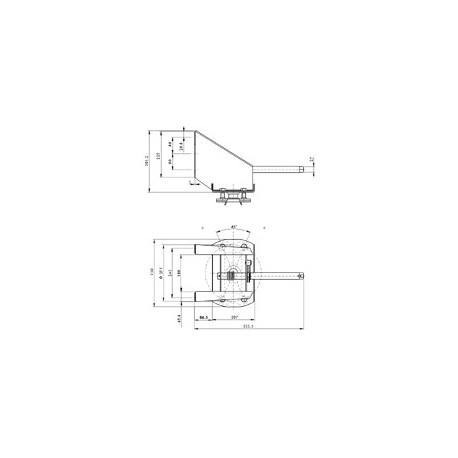 PORTE ROUE A FIXATION LATERALE 8 TROUS - P601020 PORTE ROUE A FIXATION LATERALE 8 TROUS - P601020
