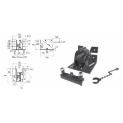 PORTE ROUE TREUIL 3T5 AVEC MAN