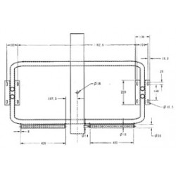 PORTE ROUE CORBEILLE A RLX