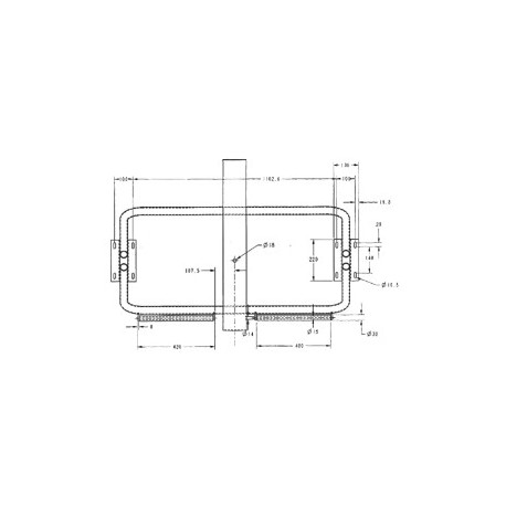 PORTE ROUE CORBEILLE A RLX