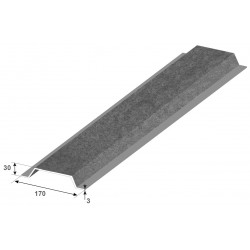 RAIL GALVA CAPIT GRIS 5m EP3