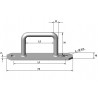 Pontet rectangulaire H35 - T350050