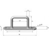 Pontet rectangulaire H25 - T350060