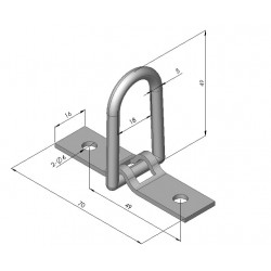 PONTET RABATTABLE ZING