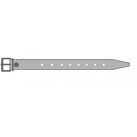 Courroie PVC Perle L250 - T500031 Courroie PVC Perle L250 - T500031