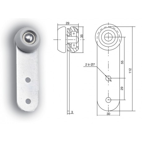 CHARIOT BACHE AFERRACIER D35