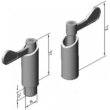 Verrou Ø10mm - G450150 Verrou Ø10mm - G450150