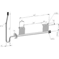 ARRET DE PORTE DROIT INOX