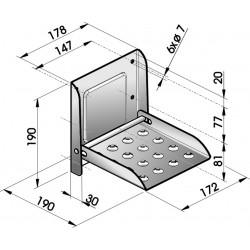 MARCHE PIED ANTIDERAPANT