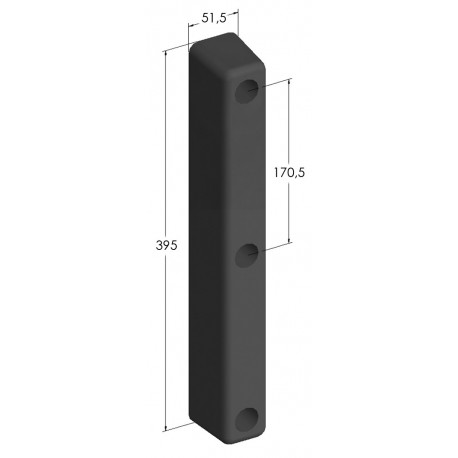 BUTOIR 390x50 h65 mm