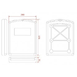 PORTE DOCformat A4 Plastique