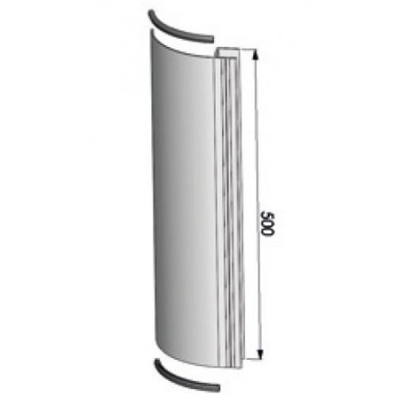 PROFIL d'ANGLE H 500 MM- E000165
