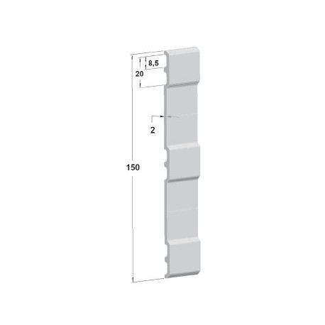 Plinthes Aluminium - D220000 Plinthes Aluminium - D220000