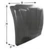 Garde-boue plastique bombé - C050055