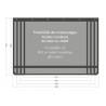 Bavettes relief Retaillables - C350040