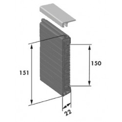 BAVETTE 3700mms NOIRE ANTIPROJ