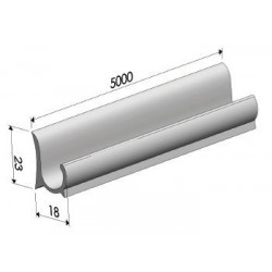 ALU GOUTIERE 23mm L5m