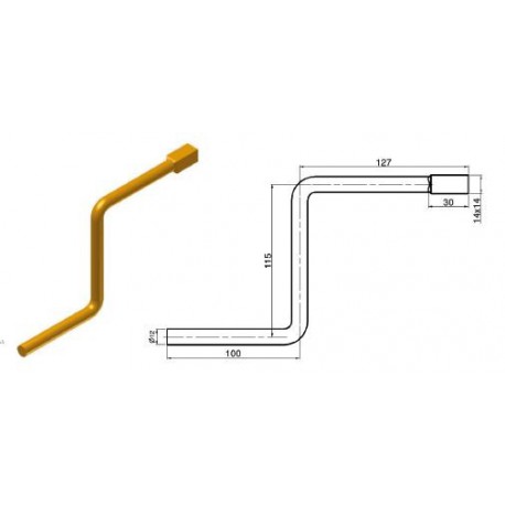 Manivelle pour T050040T050045