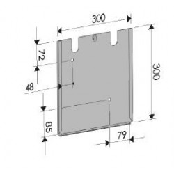 NEW PORTE PLAQUE 300x300 INOX