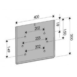 NEW PORTE PLAQUE 400x300 INOX