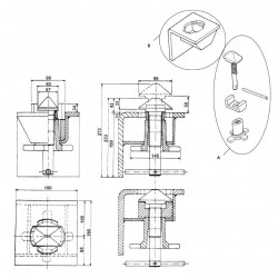 ANCRAGE CONTAINER twist lock