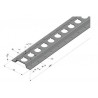 Rails d’arrimage trous rond Acier zingué - T100120