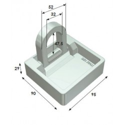 Pontet rabattable 25tonnes br