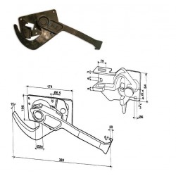FERMETUREL380mmacierbrut