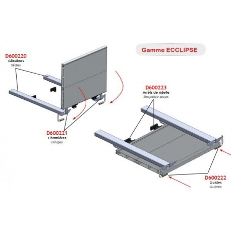 Kit de Ridelles Escamotables Complet- D600210