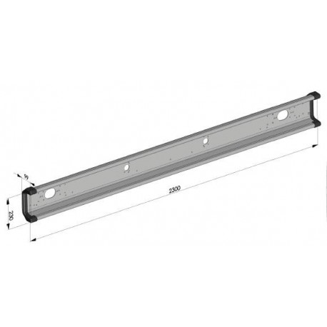 BAE avec 2 feux LC5 Acier peint - I651905