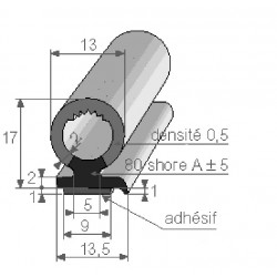 RLX40M EPDM NOIR BIDURETE AD