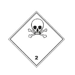 Symbole panneau ADR Pour plaque ALU - i300036