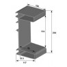 Barres Anti-Encastrement Alu Brut - i702431