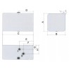 Réservoirs à gasoil standard 720x720x1250 - L2605