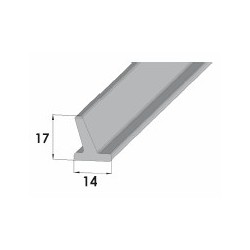 Profils aluminium pour ridelles en 25 mm - F400010