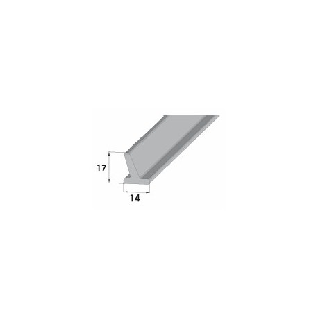 Profils aluminium pour ridelles en 25 mm - F400010