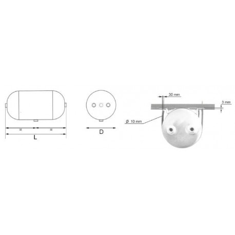 Supports de Bouteilles d’Air Ø396 - L9869