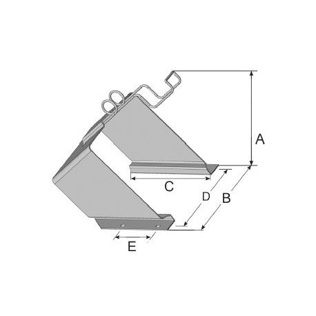 SUPPORT DE CALE DE ROUE - P550301